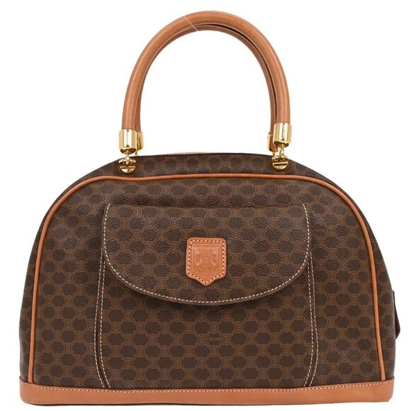 Celine Brown Macadam Handbag - Picture 1 of 10